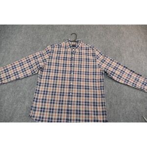 J Crew Shirt Men's L Check Multi color Long Sleeve Plaid Button down flex washed